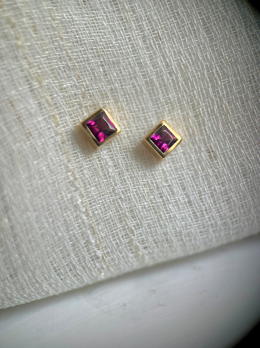 Garnet Earrings