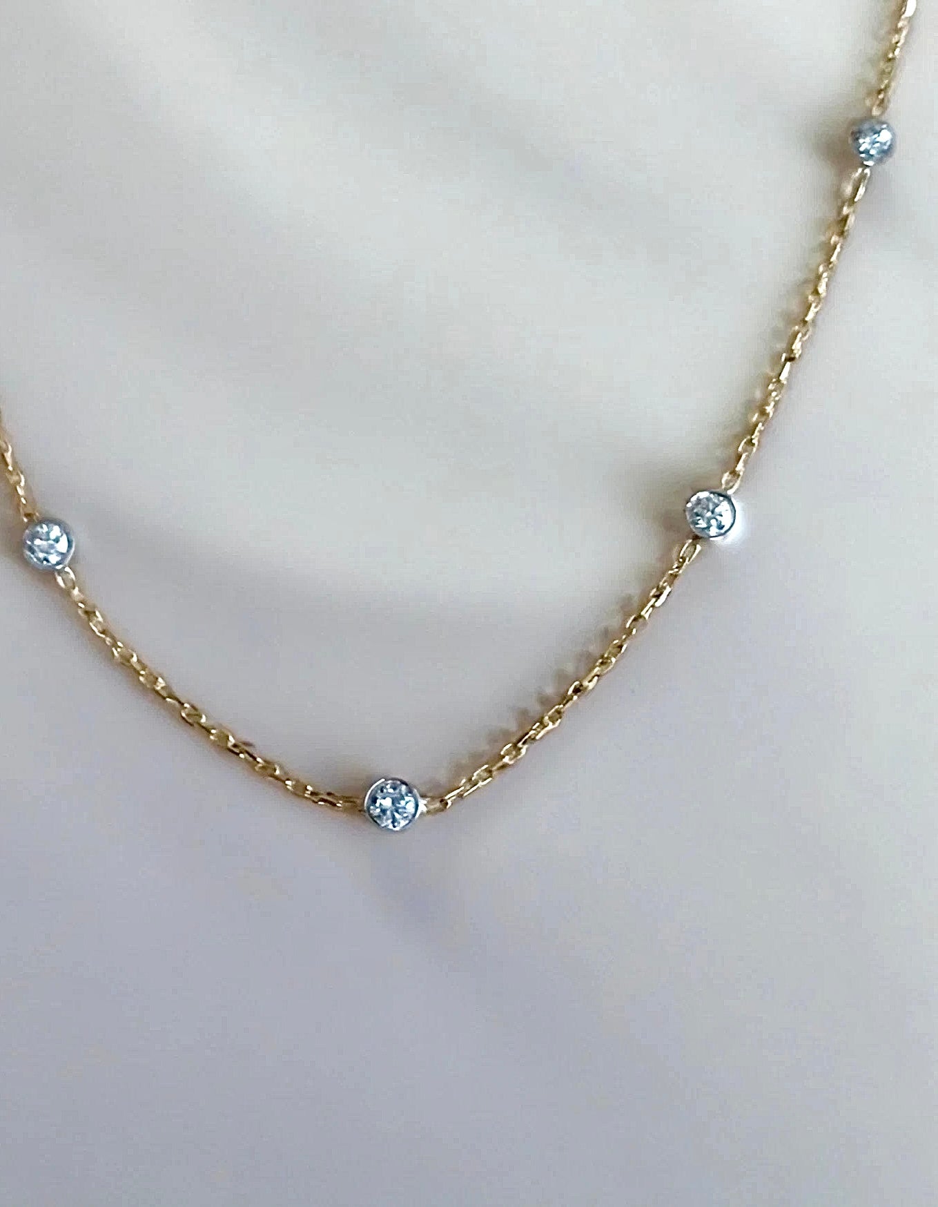 Luxury diamond 18K gold necklace - Signature Edition | Ella Creations Jewelry