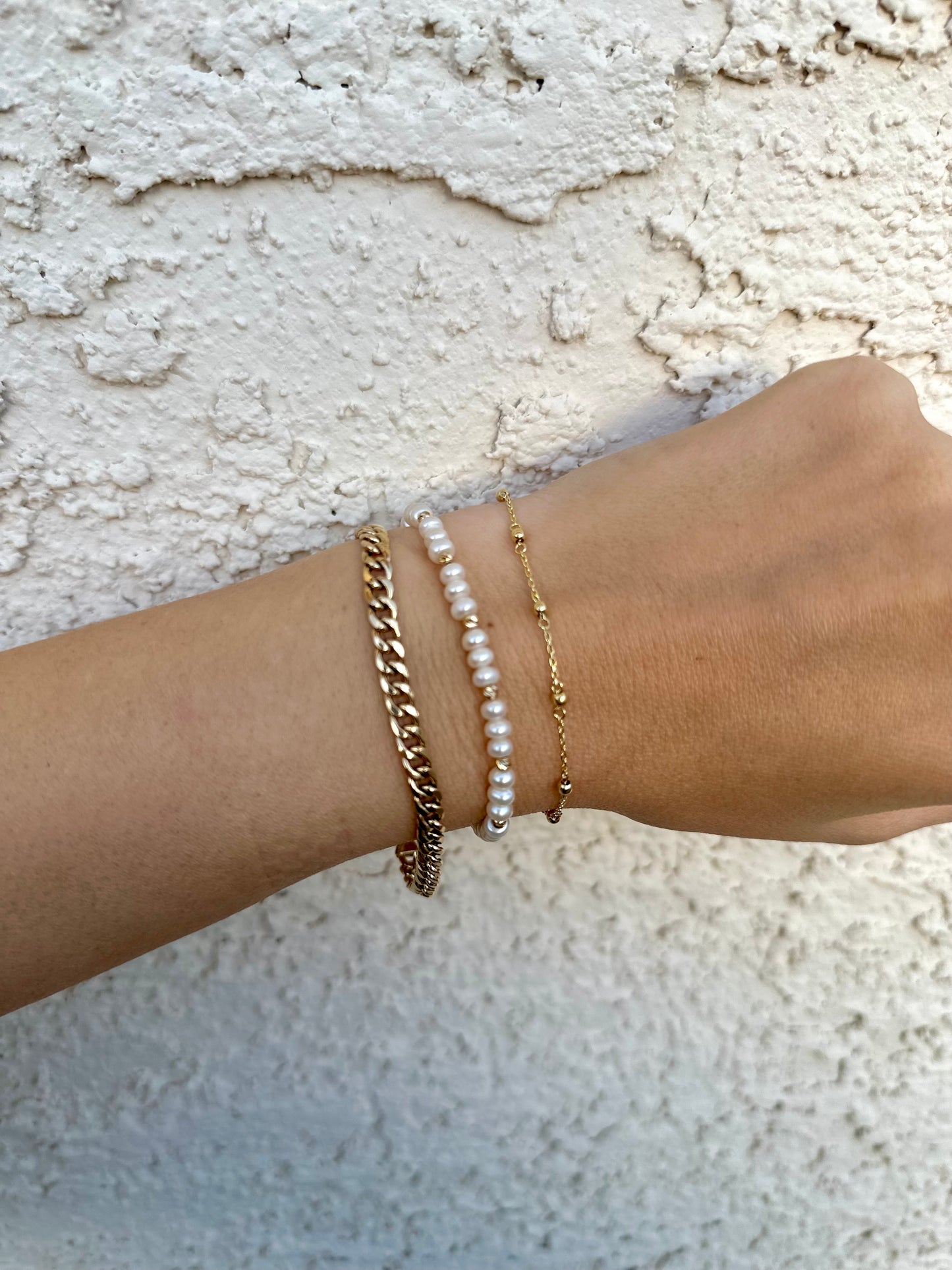 Gold Ball Bracelet | Thin Gold Bracelet