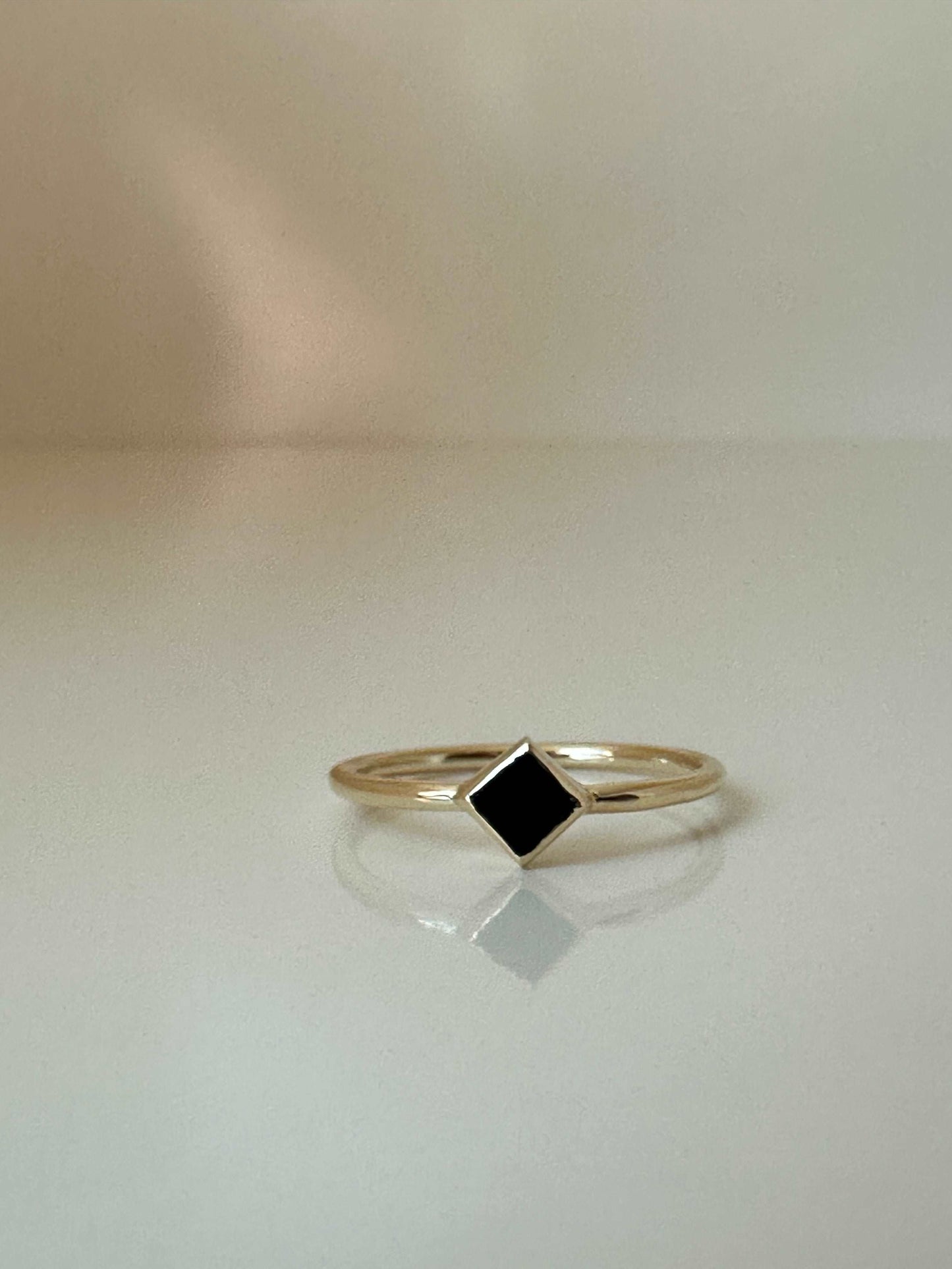 Basima Stackable rings - Rhombus | Ella Creations Jewelry