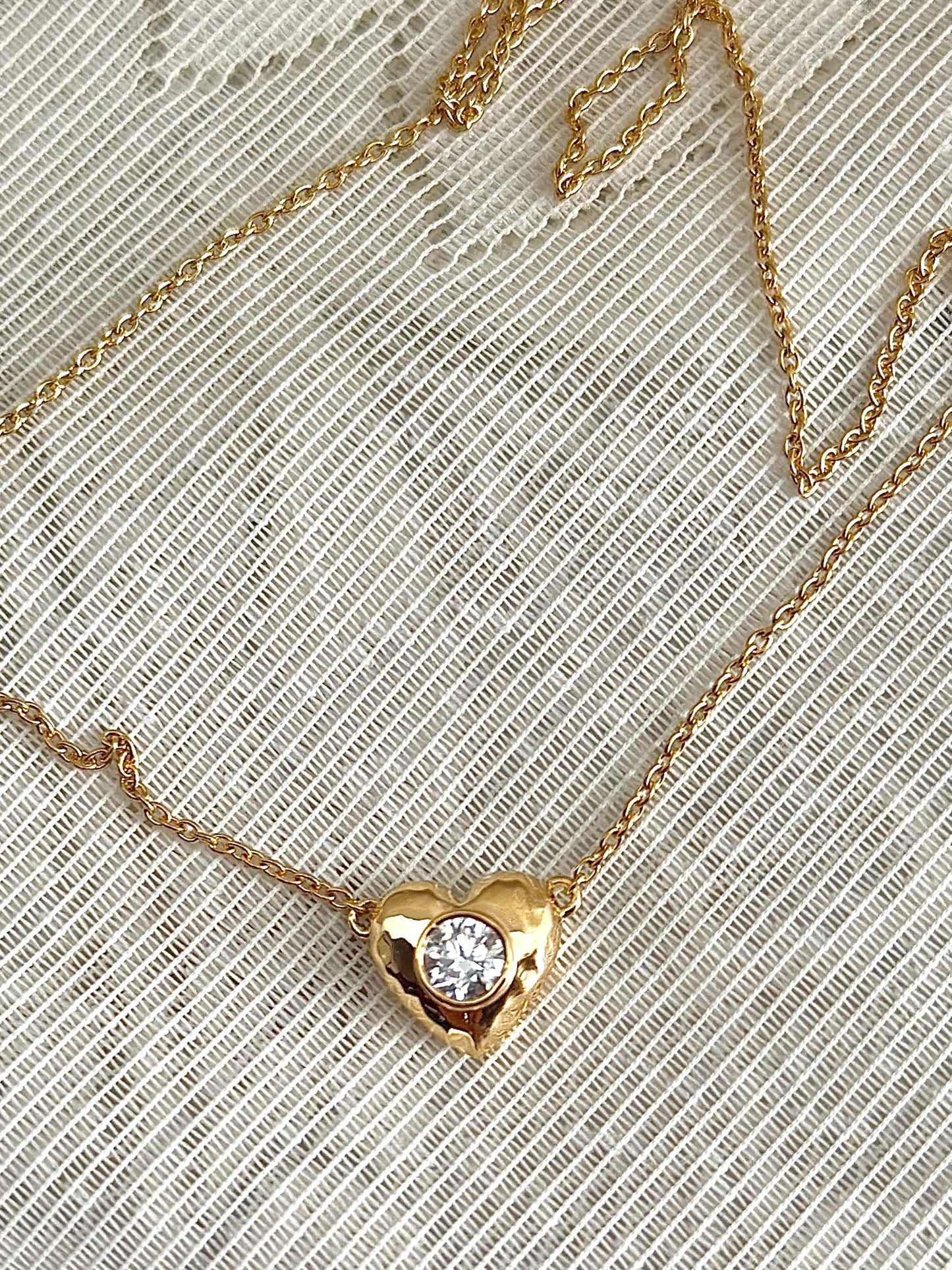 Diamond Heart Necklace | Ella Creations Jewelry