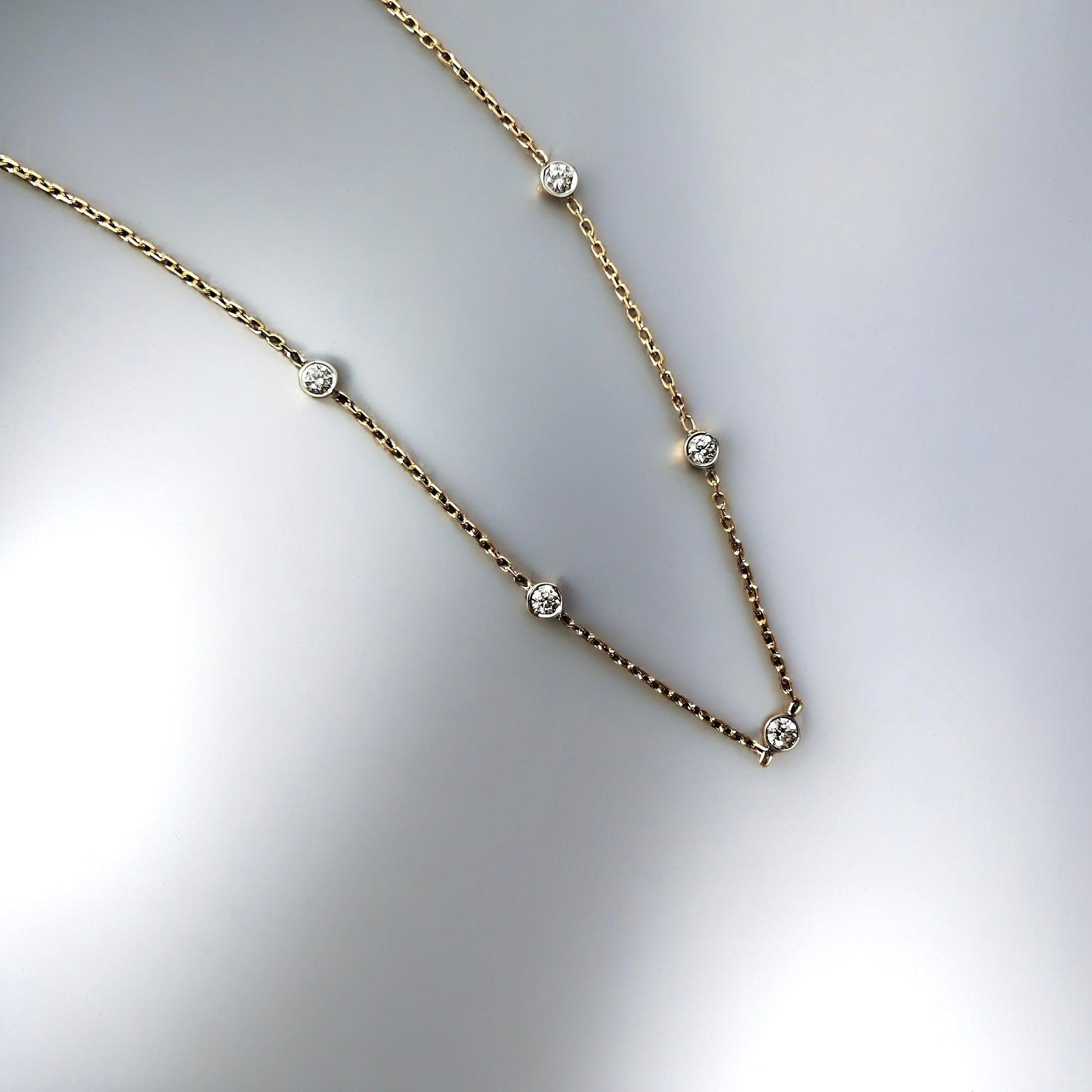 Luxury diamond 18K gold necklace - Signature Edition | Ella Creations Jewelry