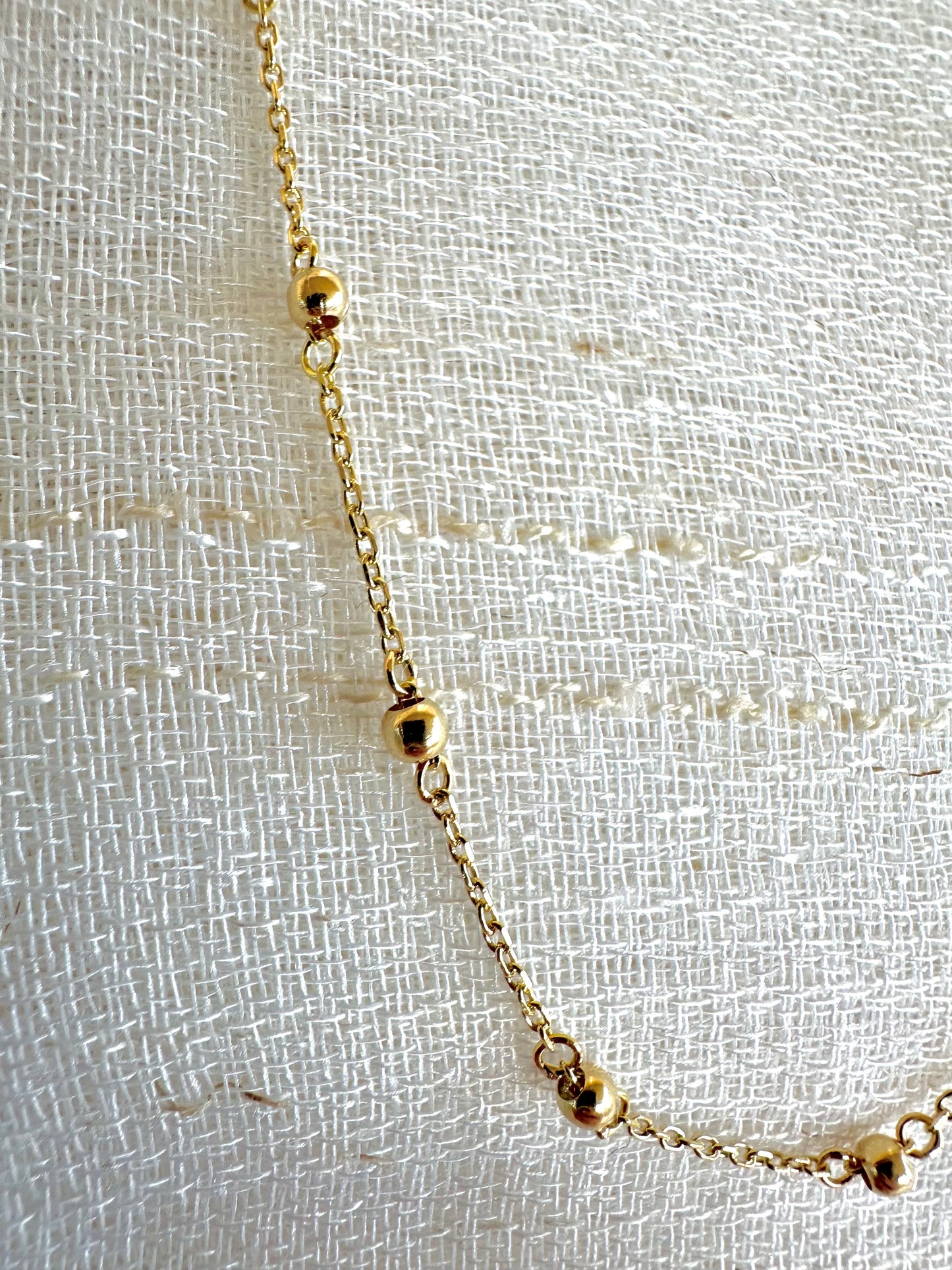 Ball Chain Necklace | 18 karat Necklace with Balls