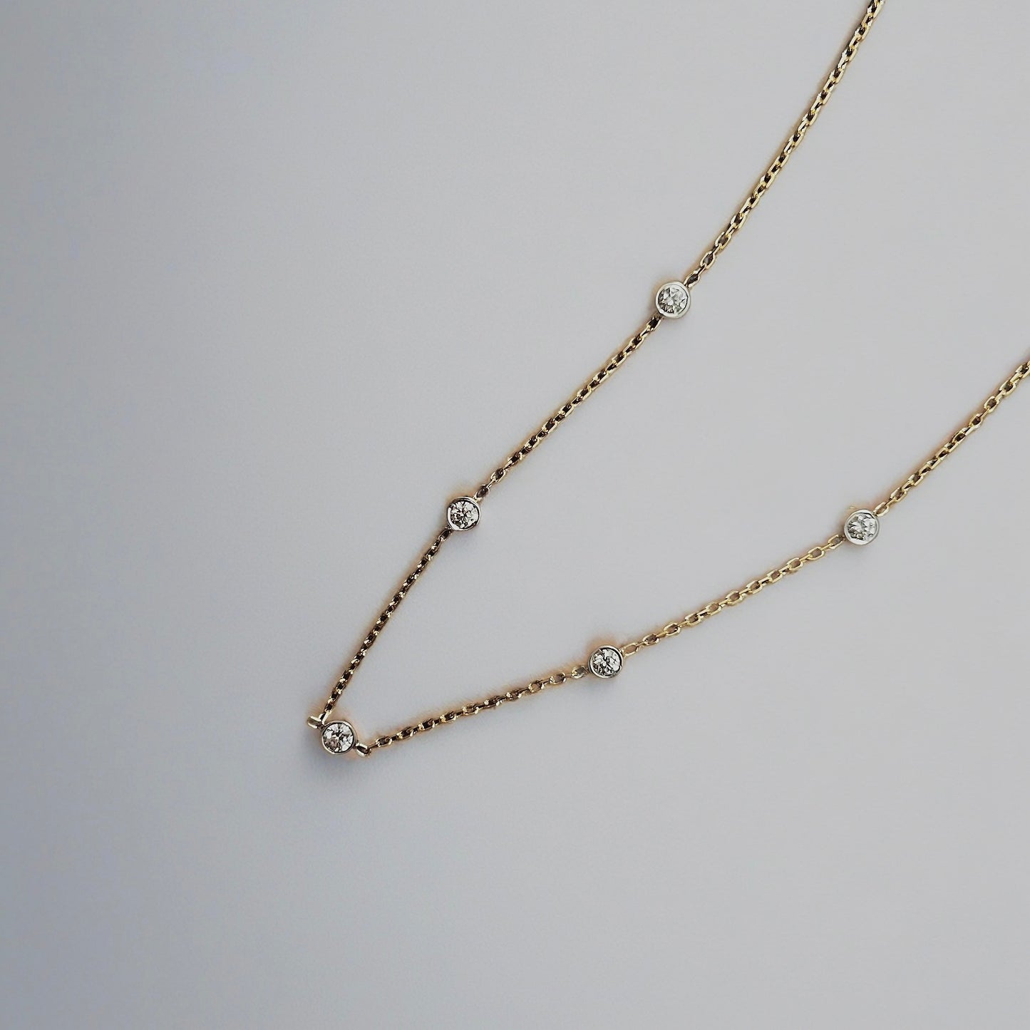 Luxury diamond 18K gold necklace - Signature Edition | Ella Creations Jewelry