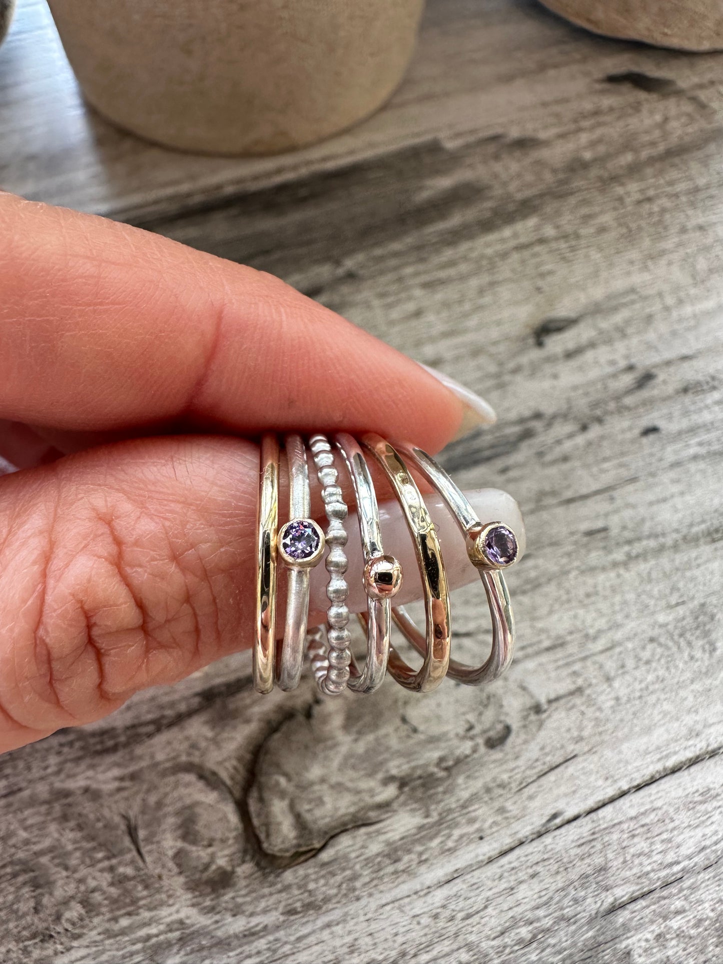 Handcrafted Stackable Rings | Ring bands