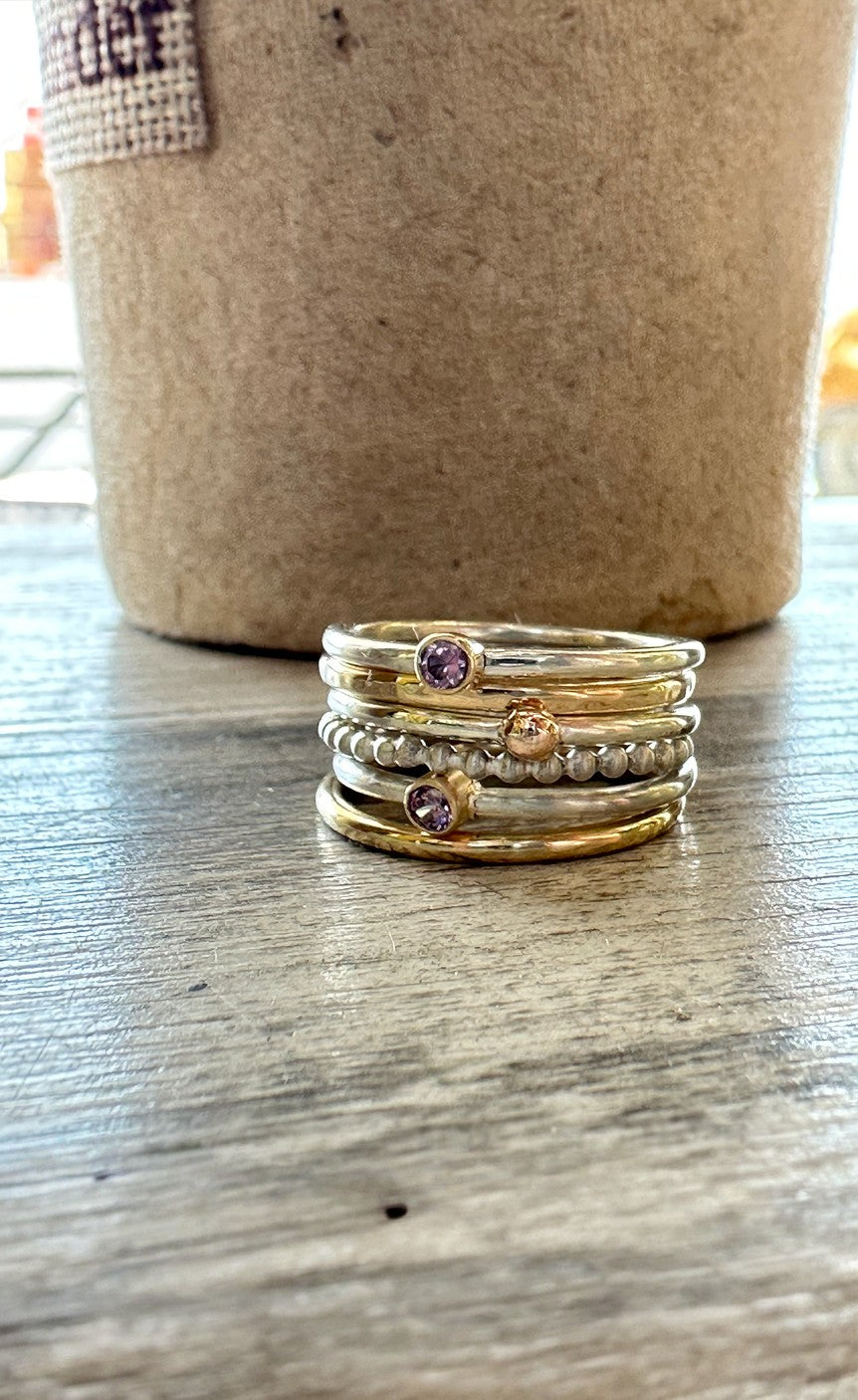 Handcrafted Stackable Rings | Ring bands