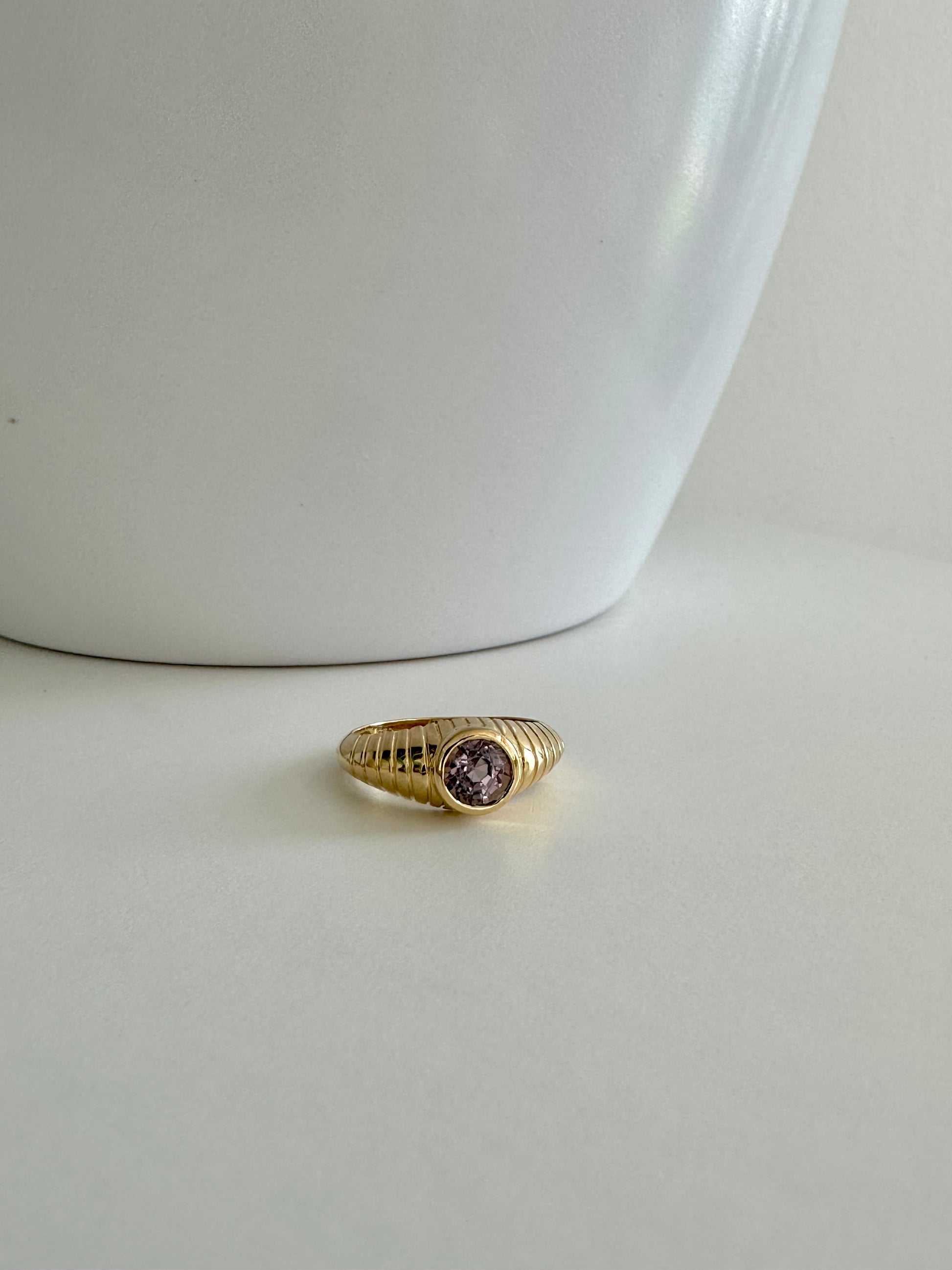 Mina Spinel ring 18Kt yellow gold - Ella Creations Jewelry