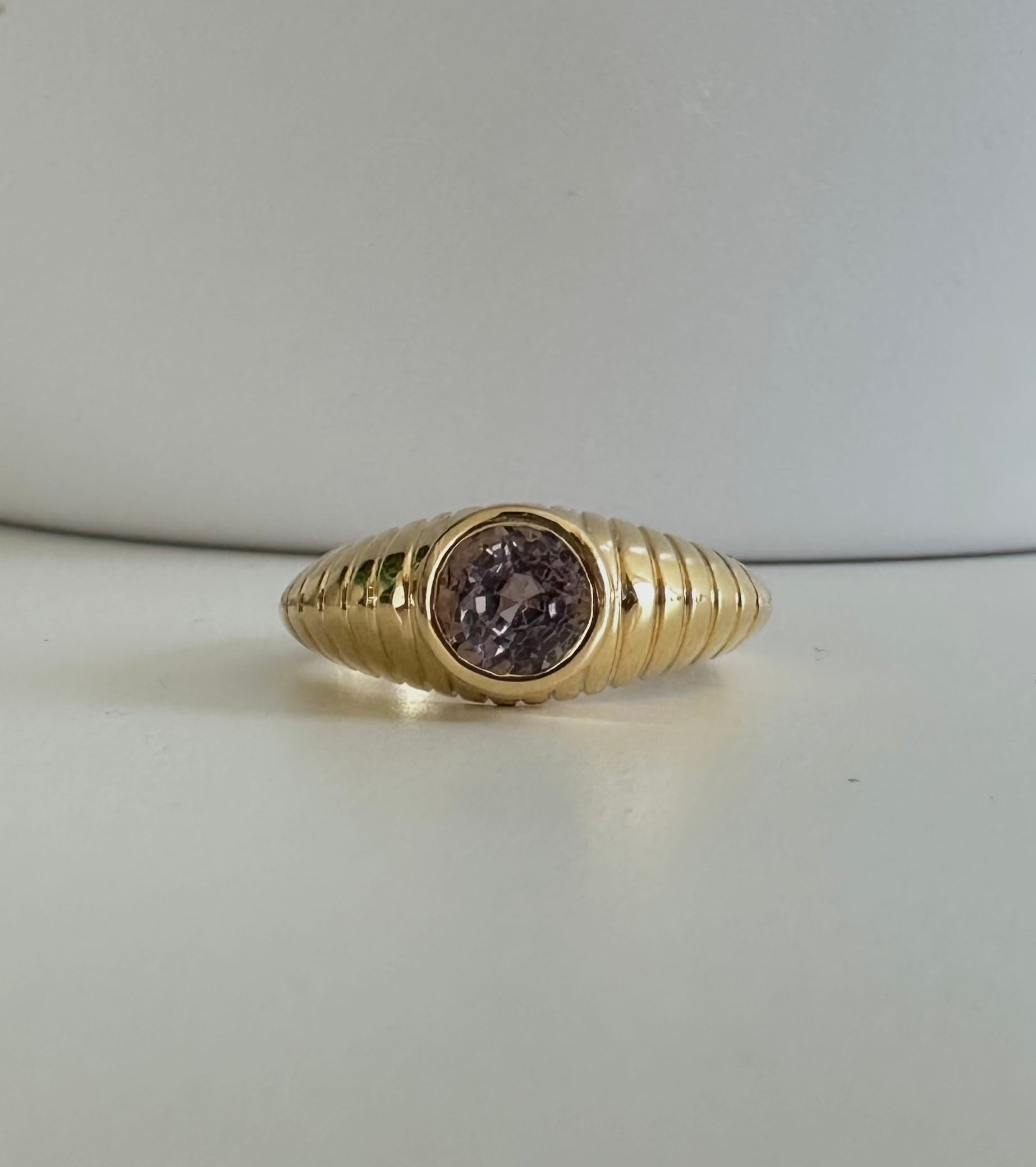 Mina Spinel ring 18Kt yellow gold - Ella Creations Jewelry