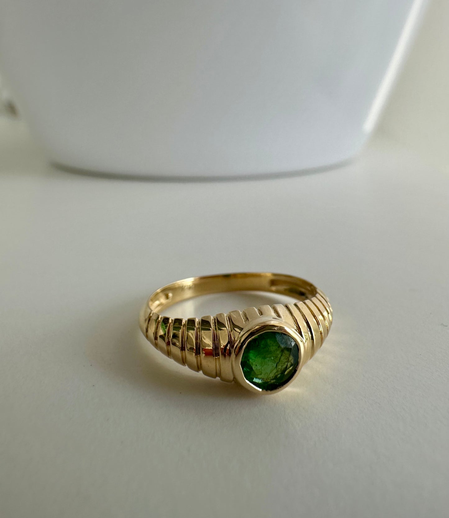Mina Emerald Engagement ring - Ella Creations Jewelry