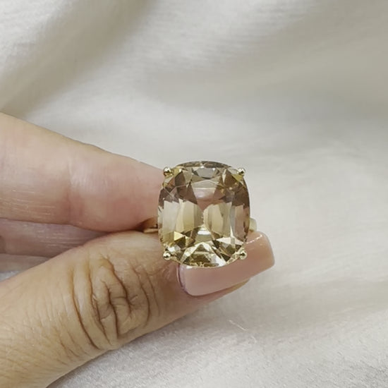 cocktail big gemstone ring